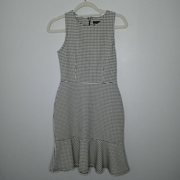 Banana Republic midi ruffle bottom dress size 0 - Picture 1 of 6